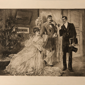 "La Saisie" (Félicien Rops/1877) © "Arwas Archives", en dépôt au "Musée F. Rops"
