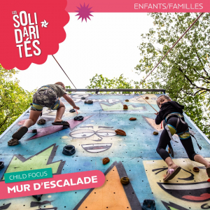Retour d’un mur d’escalade de 8 mètres de hauteur © « Les Solidarités »