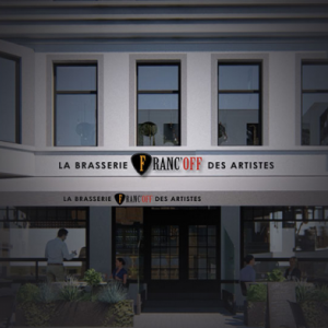 Franc off , "La brasserie des artistes " de Spa