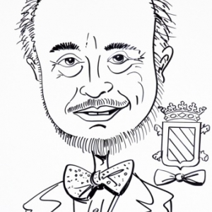 caricature minute en NB caricature minute en NB