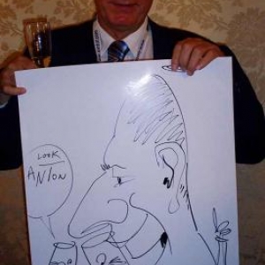 Caricature, chercheur,bruxelles, 30011