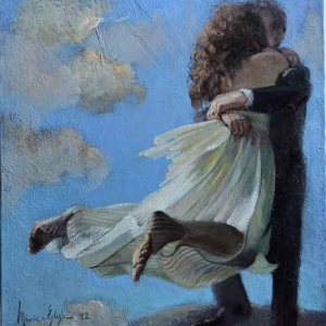 peinture, portrait de mariage - ref.1190