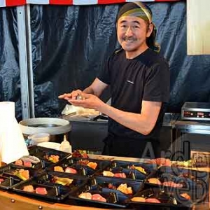  le Chef Nakahara (le Shinano, de Paris) -Epicuriales 2015-photo-5145