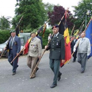MESA, 2007, Arrivee de la Marche Europeenne du souvenir ,amitie, Bastogne
