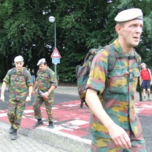 MESA, 2007, Arrivee de la Marche Europeenne du souvenir et de l'amitie a Bastogne