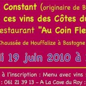 Dégustation de vin avec les vignerons à Bastogne