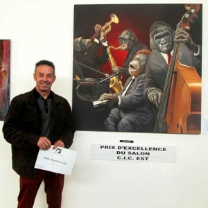 Olivier Claudon au Salon des Artistes Lorrains