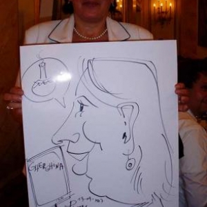 Caricature, chercheur,bruxelles, 30036