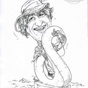 caricature de Pedro_ANIA_GEREZ_de_Huesca par Olivier Claudon
