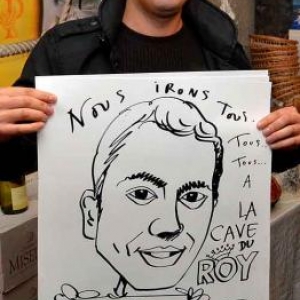 La Cave du Roy-photo 4698-caricature de Jean-Marie Lesage