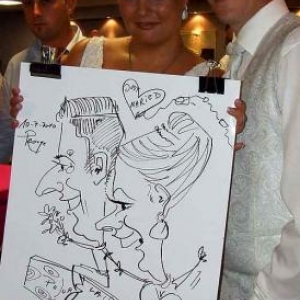 Caricature du mariage de Véronique et Frédéric Caricature du mariage de Véronique et Frédéric