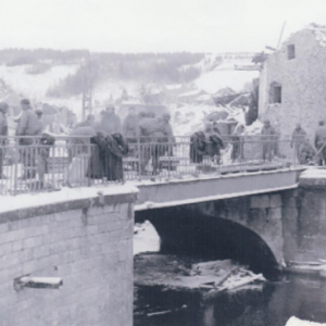 Houffalize 1944 1945 Pont route de Liege