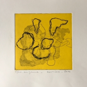 Dominique Kermene, Artiste Parisienne peintre et graveuse