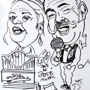 Animation caricature anniversaire JOSE MICHEL