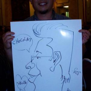 Caricature, chercheur,bruxelles, 30030