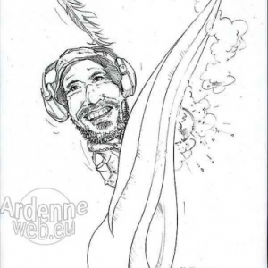 caricature de Simon BORNE par Olivier Claudon