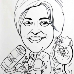 caricature de Aurelie JASPAR