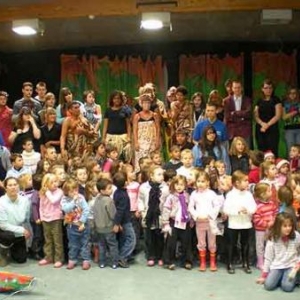 aiseau, noel, africain