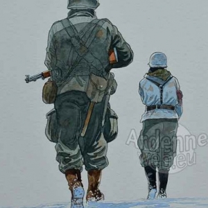 video-Illustration de Philippe Jarbinet pour le Bastogne War Museum 