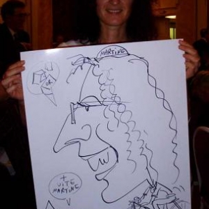 Caricature, chercheur,bruxelles, 30026