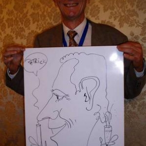 Caricature, chercheur,bruxelles, 30007