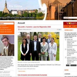 Page du site interne de Elie Deblire