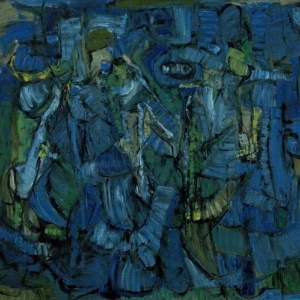 peintre belge Pierre Lahaut . Jolis mois de mai. 1961