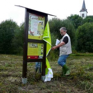 Timbre pic noir avec Natagora Ardenne centrale et André Buzin Timbre pic noir avec Natagora Ardenne centrale et André Buzin