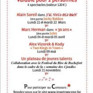le festival du rire de Rochefort et Jeantrancene le festival du rire de Rochefort et Jeantrancene