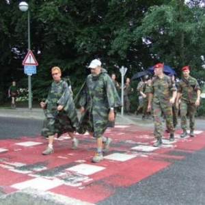 MESA, 2007, Arrivee de la Marche Europeenne du souvenir et de l'amitie a Bastogne