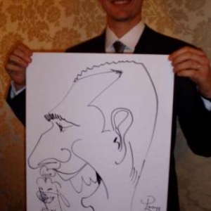 Caricature, chercheur,bruxelles, 30014