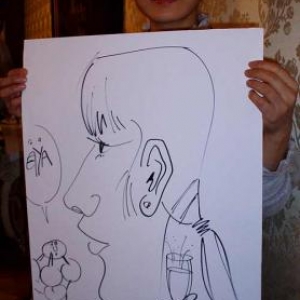 Caricature, chercheur,bruxelles, 30006