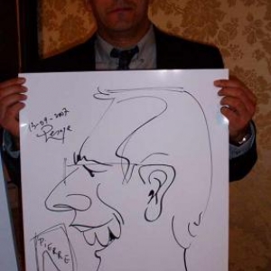 Caricature, chercheur,bruxelles, 30056