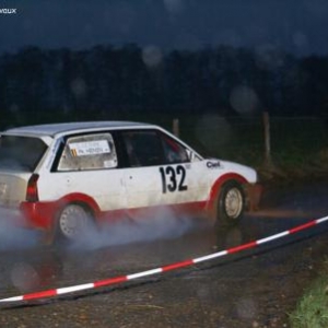 Philippe Henin au  rallye des cretes.