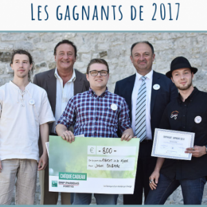 Les gagnants 2017 de la vitrine de l'artisan