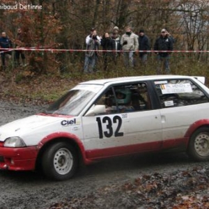 Philippe Henin au  rallye des cretes.