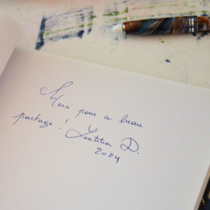 Livre d'Or de l'exposition de Marie-Elise