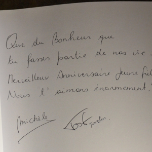 Livre d'Or de l'exposition de Marie-Elise