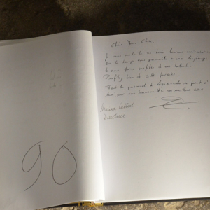 Livre d'Or de l'exposition de Marie-Elise