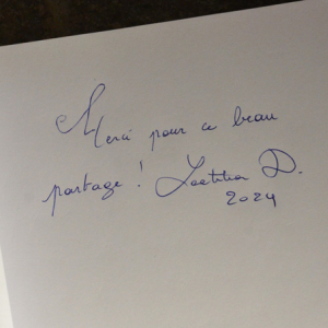 Livre d'Or de l'exposition de Marie-Elise