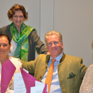 Marie-Elise en compagnie des 3 consuls