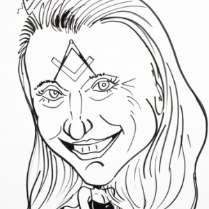 caricature Emmanuelle Praet caricature Emmanuelle Praet