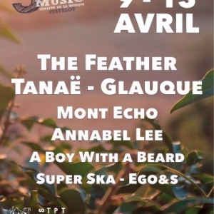 Stavelot. du 9 au 13 avril. 5 DAYS off MUSIC Stavelot. du 9 au 13 avril. 5 DAYS off MUSIC