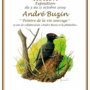 Timbre pic noir avec Natagora Ardenne centrale et André Buzin Timbre pic noir avec Natagora Ardenne centrale et André Buzin