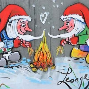 decoration vitrines automne hivers