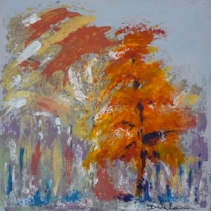 " Arbre orange " ( Danielle VERLAINE )