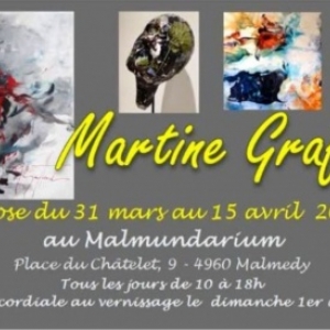 Martine GRAFFART au Malmundarium ( 1 au 15 avril 2018 