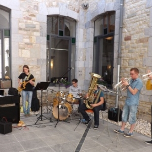 Animation musicale par des eleves de l'Academie de Malmedy