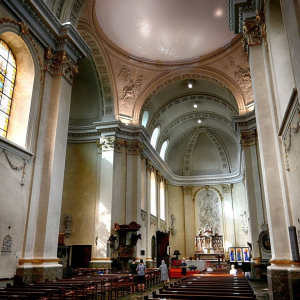 La cathédrale de Malmedy ( photo : F. Detry ) La cathédrale de Malmedy ( photo : F. Detry )