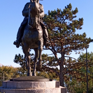 La statue équestre de Napoléon à Laffrey
